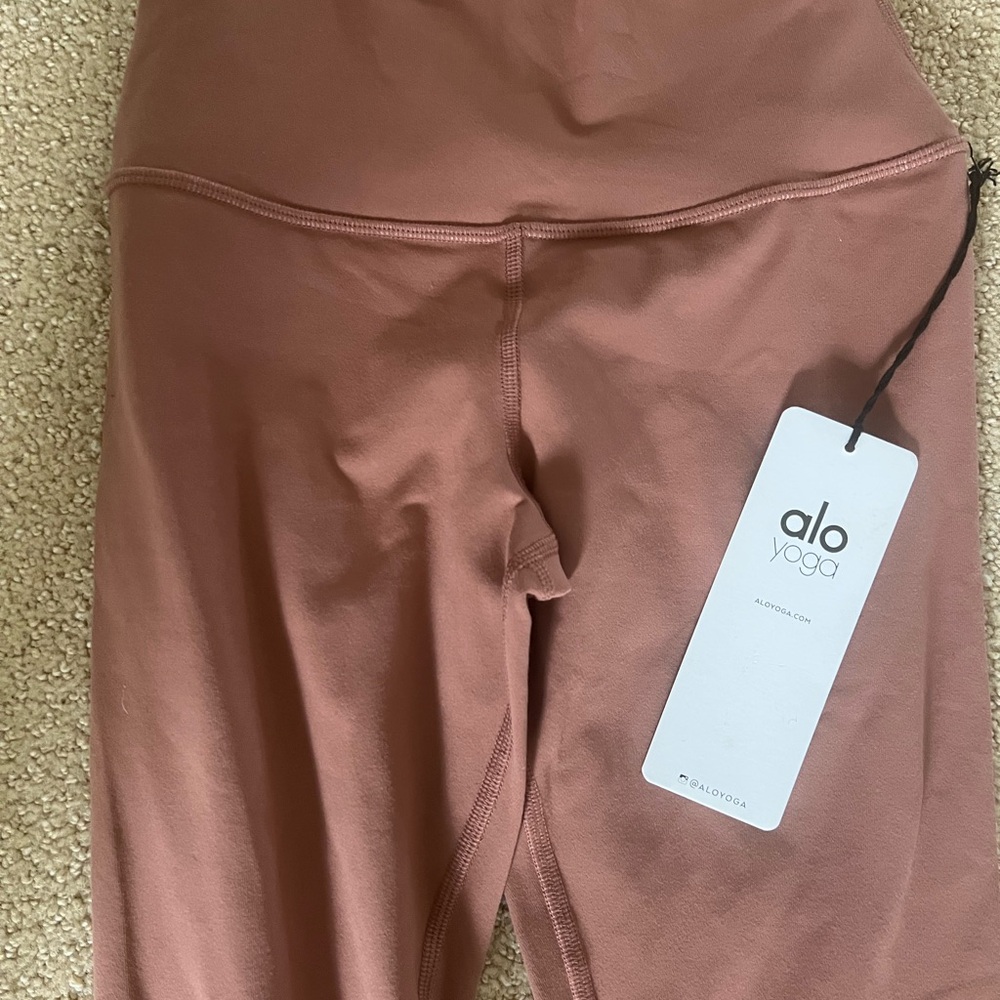 ALO Yoga Seamless Leggings in Dusty Rose Pink